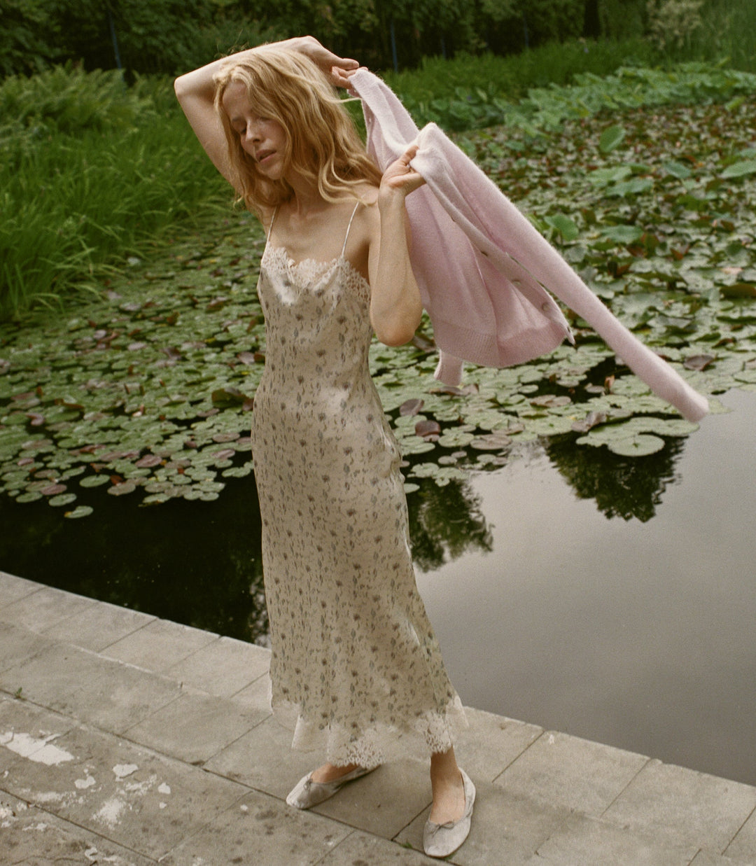 BETHILDE DRESS -- CAMELLIA BLOOM