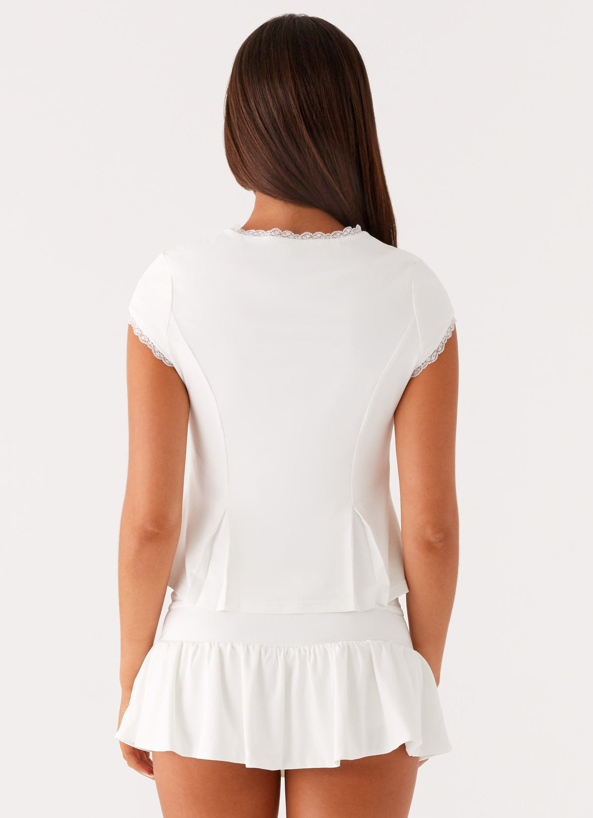 Landon Mini Skort - White