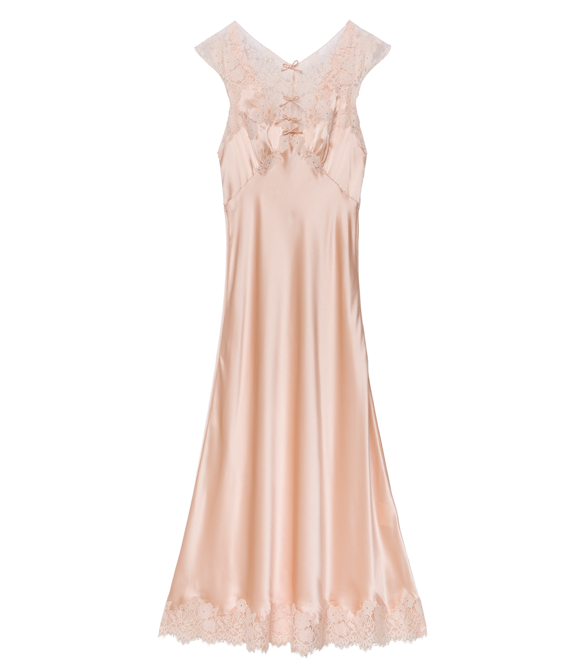 MARCELLE DRESS -- PEACH SORBET
