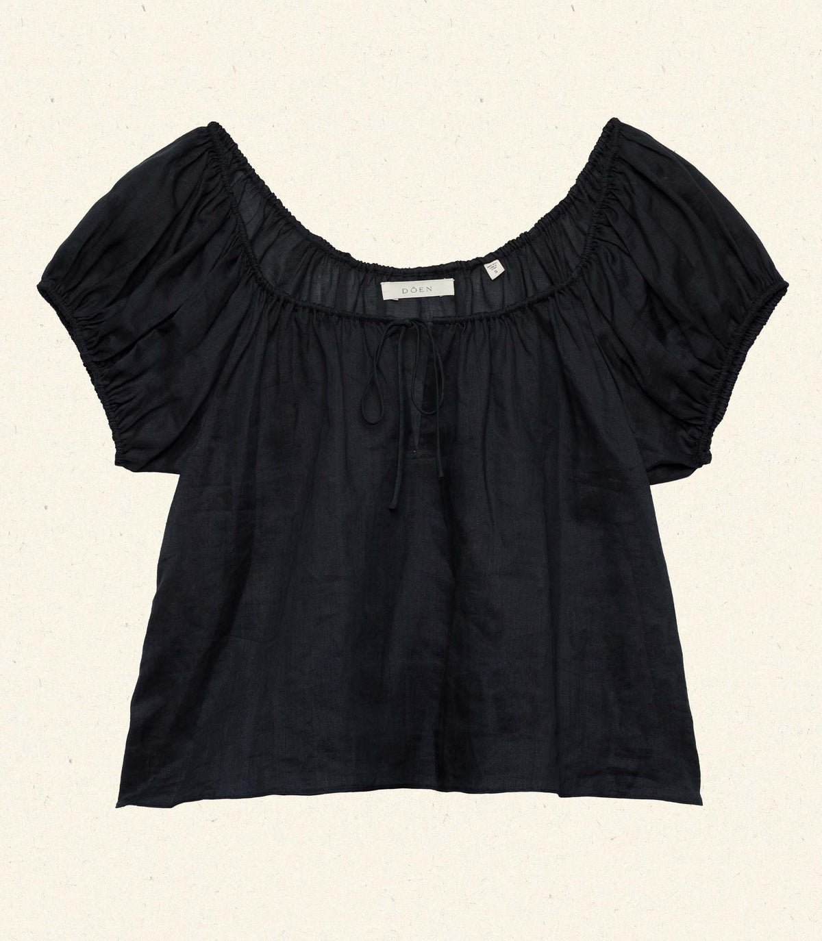 SOLINA TOP -- BLACK